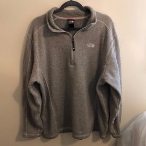 North Face 1/4 Zip Fleece Pullover